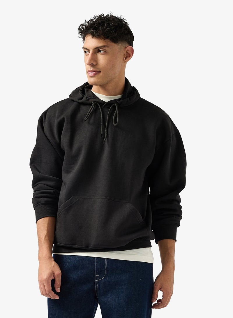 سفنتي فايف هودي واسع بطبعة جرافيك - Image 2