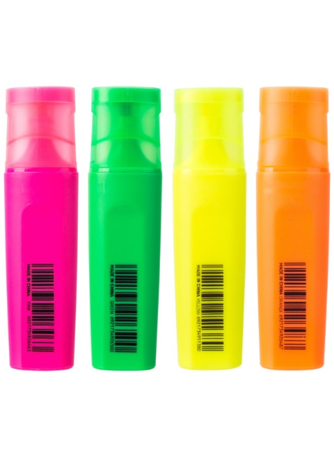 ديلي أقلام تظليل متعددة الألوان من ديلي S622، عبوة من 4 قطع - Image 2