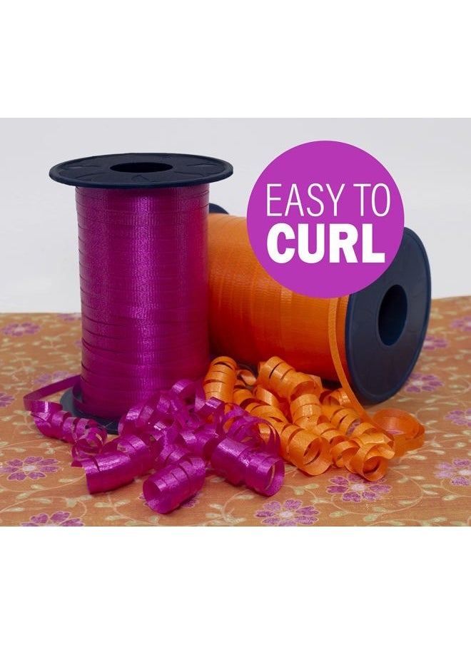 Morex Ribbon Poly Crimped Curling Ribbon, 3/16-Inch by 500-Yard, Orange, 500-Yard, 1-Pack  - Image 5