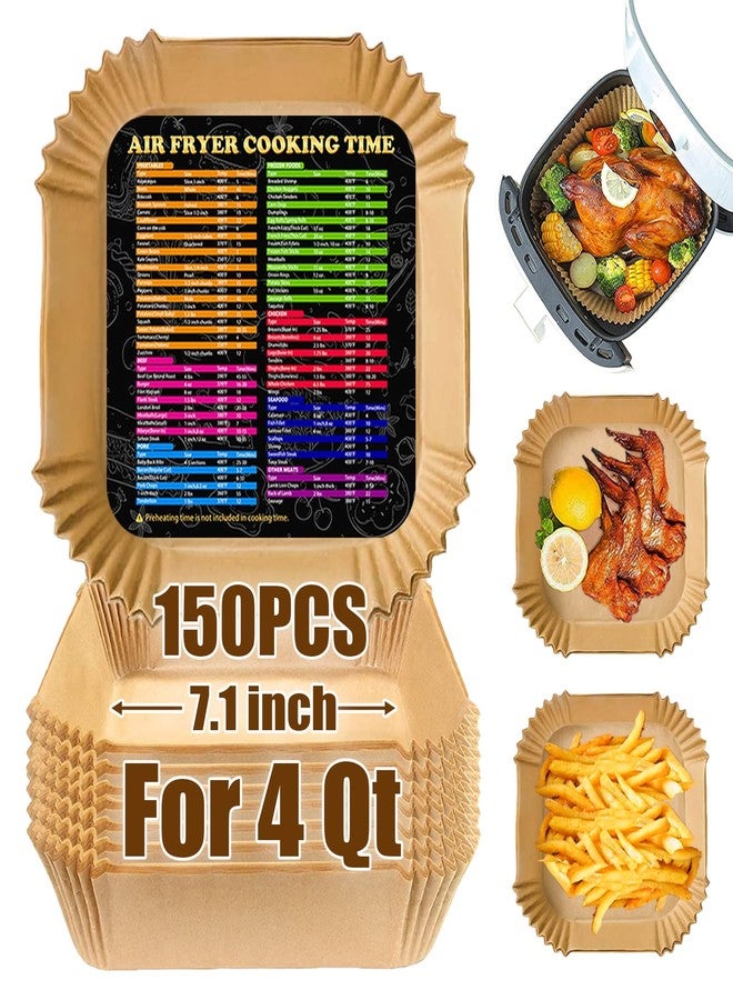 ZOWVAAM Air Fryer Liners 4QT for Chefman Air Fryer, Airfryer Liners Disposable 7.1 Inch Air Fryer Paper Liners for Instant Pot Vortex Plus 4QT Air Fryers, 150PCS - Image 1