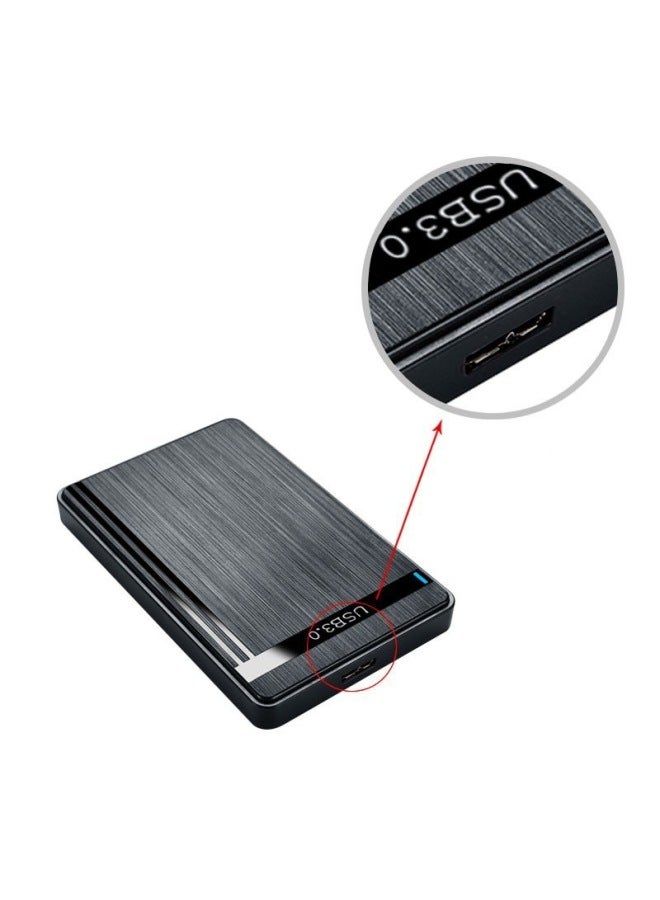 صندوق قرص صلب محمول جديد مصقول مقاس 2.5 بوصة بمنفذ USB2.0/3.0/3.1Type-C ذو حالة صلبة مع سلسلة SATA - اللون: USB 3.1 - Image 5