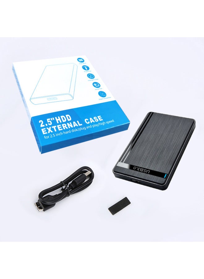 صندوق قرص صلب محمول جديد مصقول مقاس 2.5 بوصة بمنفذ USB2.0/3.0/3.1Type-C ذو حالة صلبة مع سلسلة SATA - اللون: USB 3.1 - Image 2