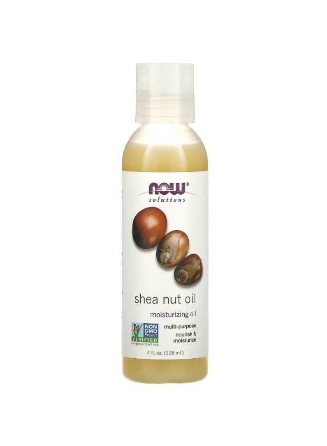 now Solutions, Shea Nut Oil, Multi-Purpose Intense Moisturizing Oil for Skin, Scalp and Hair, 118ML - Image 1