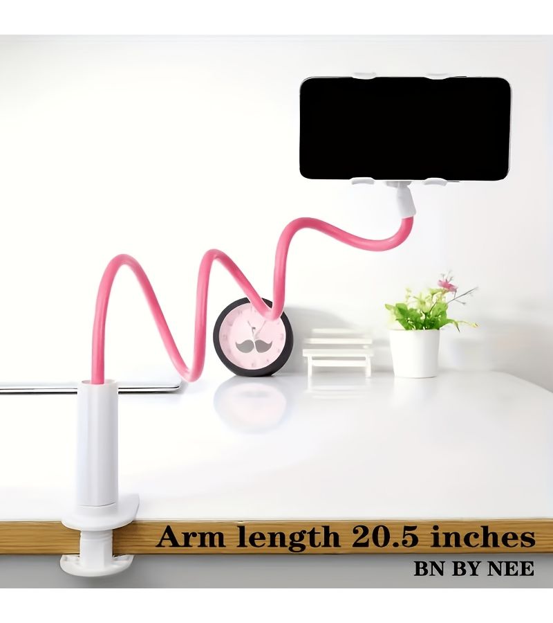 Upgraded Bright Black 360 Degree Spiral Base Rotating Phone Stand - Image 4