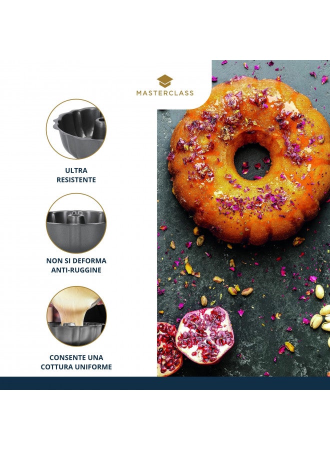 Master Class Non Stick 10" Bundt Kugelhopf Pan/Tin - Image 3