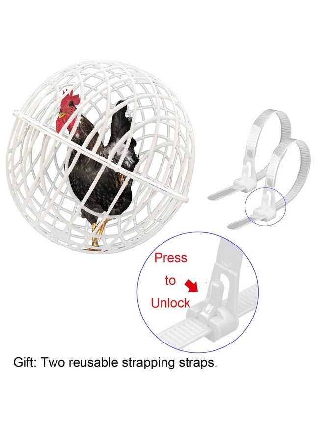 CalorMixs 15.7" Ball-Shaped Movable Chicken Coop,Pigeon Rabbit Duck Safe Walking Net,Preventing Trampled by Horse,Predation by Eagles,Wolves,Dog Bites.Pet Removable Prevent Harassment Safety Hutch - Image 5