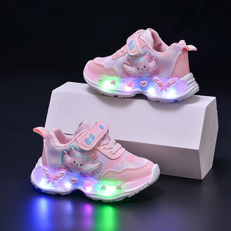 Mesh Sneakers Lightweight Flexible Sole Walking Shoes For Kids Indoor And Outdoor Activities - Image 3