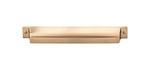 Top Knobs - TK775HB - Channing Cup Pull 7" - Honey Bronze - Barrington Collection - Image 4
