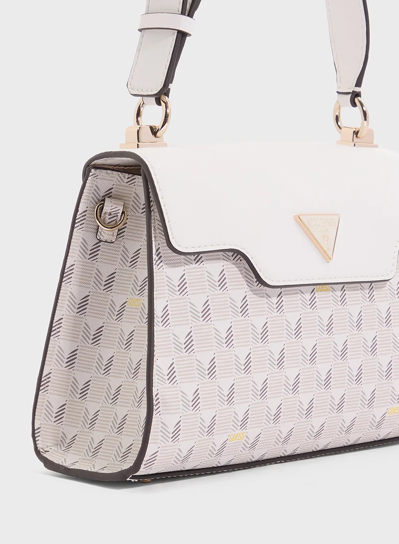 GUESS G Wave Top Handle Flap
