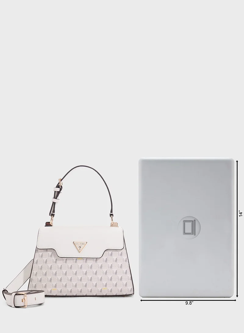 GUESS G Wave Top Handle Flap
