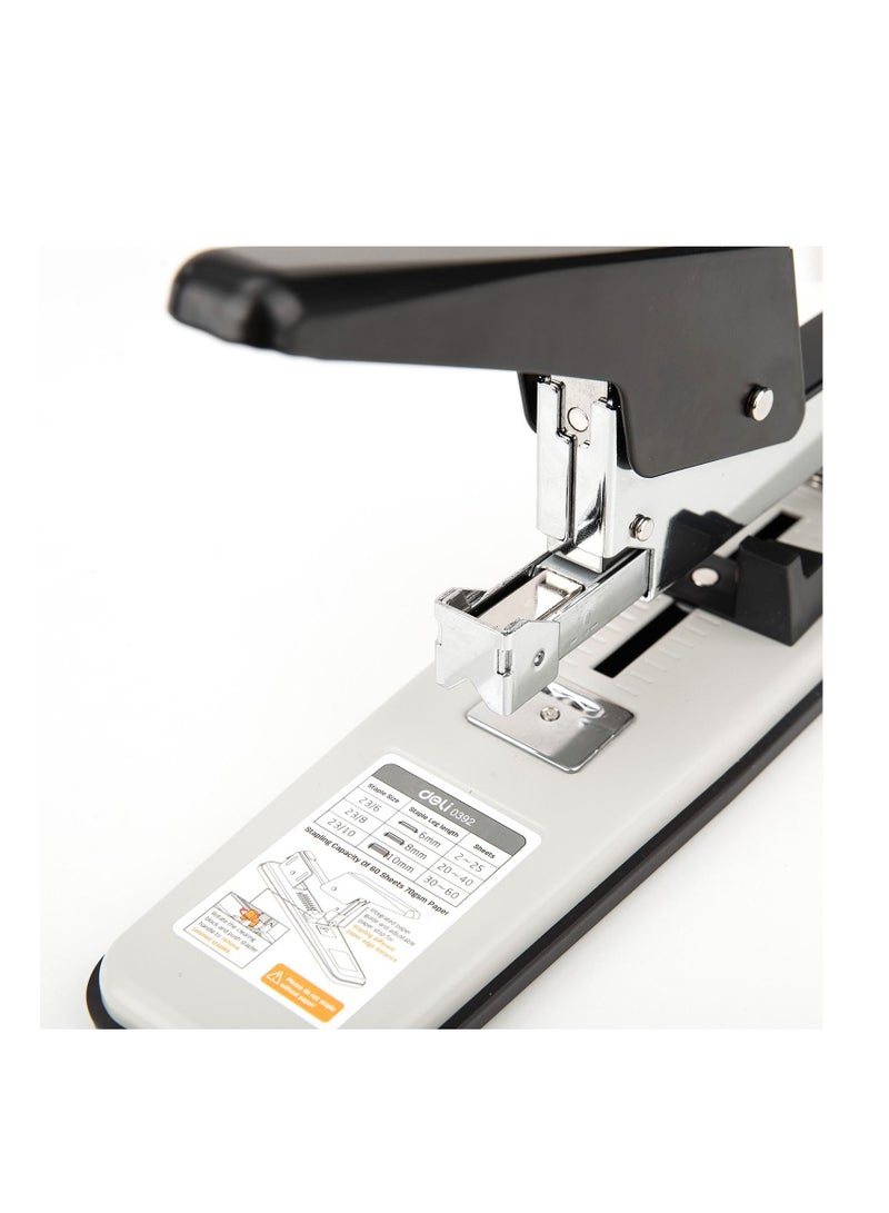 Deli مُدبِّس ثقيل يتحمل سعة 60 ورقة مع عبوتين من الدبابيس - Image 3