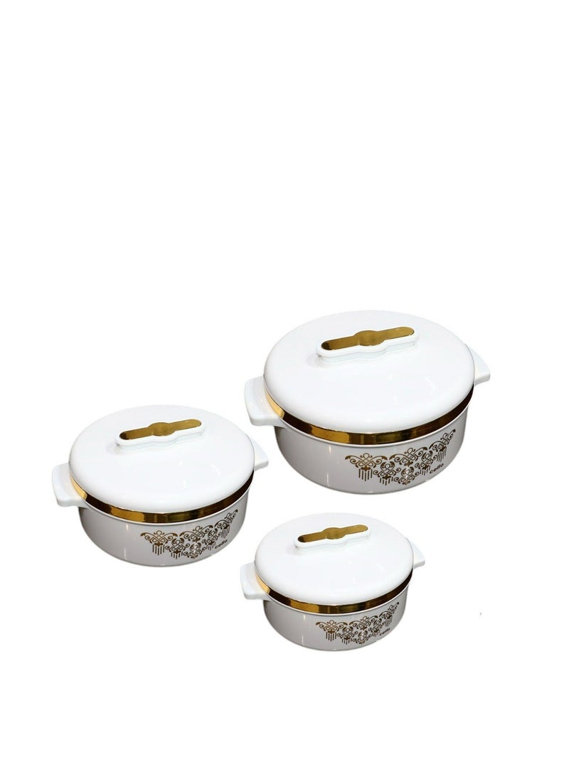 BASURRAH Royal Food Container Set 3 Pieces 1000/1500/2500ml  - Image 1