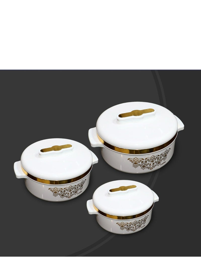 BASURRAH Royal Food Container Set 3 Pieces 1000/1500/2500ml  - Image 2