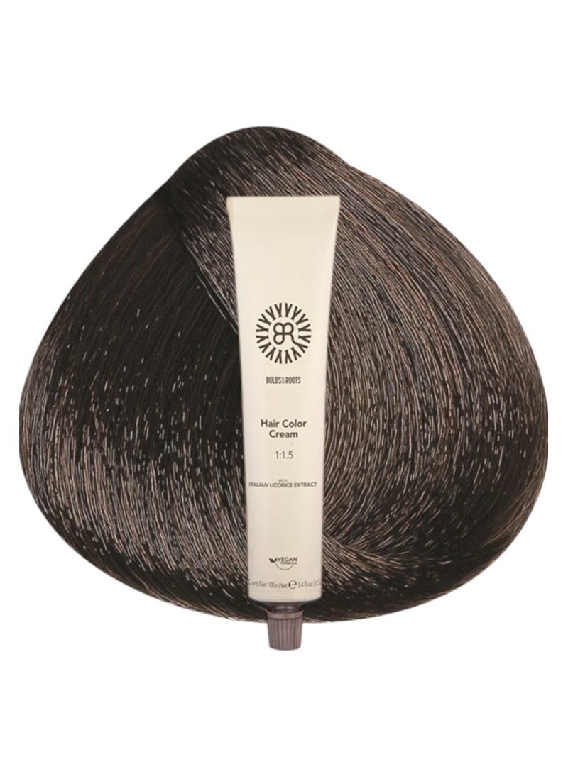 بي ار صبغه BR الايطاليه نباتيه 100%  للتلوين الشعر رقم 4  100 ملليلتر - Image 1