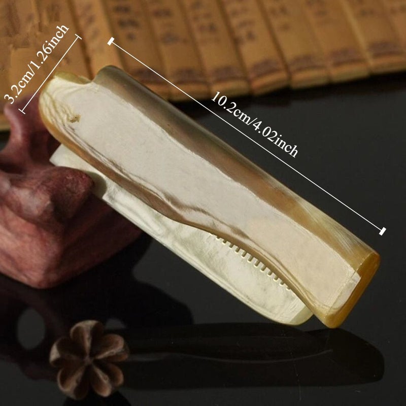 Foldable Horn Comb Pocket Comb 1pc Massage Comb Hairdressing Design Tool Portable Hair Care Tool - Image 5