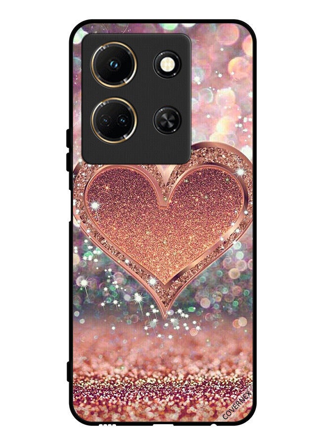 Covernex Protective Case Cover For Infinix Note 30 Glitter Heart - Image 1