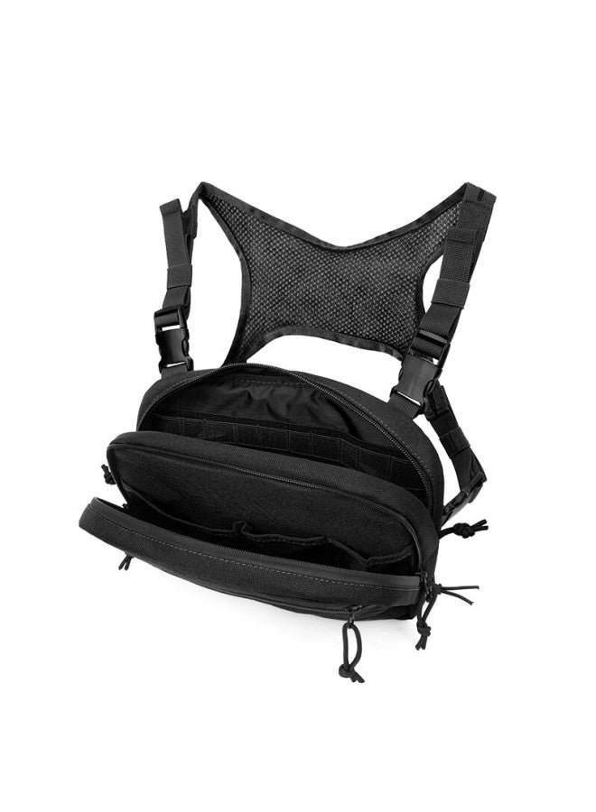 Mardingtop Outdoor Tactical Chest Pack, Cycling Sports Hiking Men's Bag, Quick-response Lightweight Portable Motorcycle Bag - Image 2