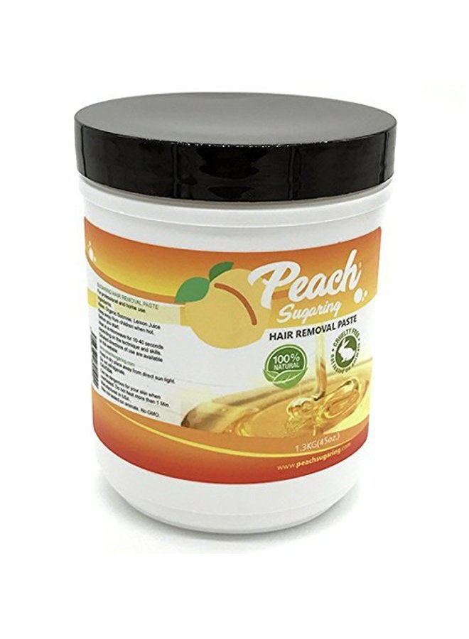 Sugaring Paste Hard - Peach Sugaring Organic Hair Removal Wax 45 Oz. - Image 1