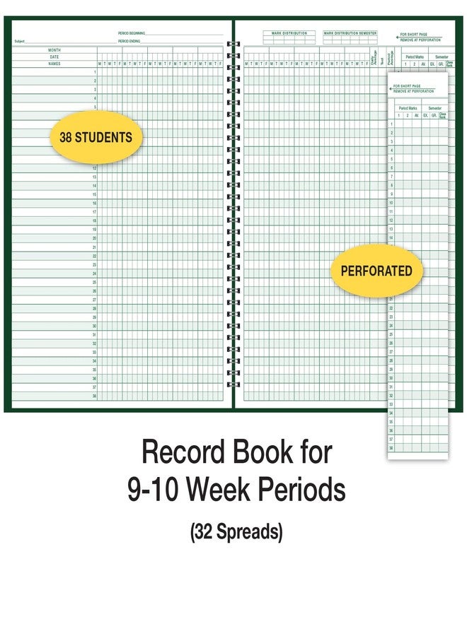 Ward Combination 9-10 Week Class Record + 8 Period Lesson Plan Book - Image 2