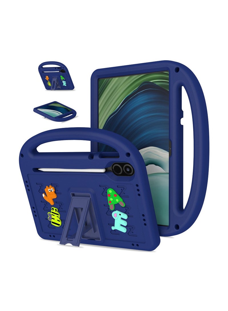 غطاء أطفال مضاد للصدمات لجهاز Honor Pad X8Pro/X9 مقاس 11.5 بوصة - تصميم متين من مادة EVA مع حامل مدمج