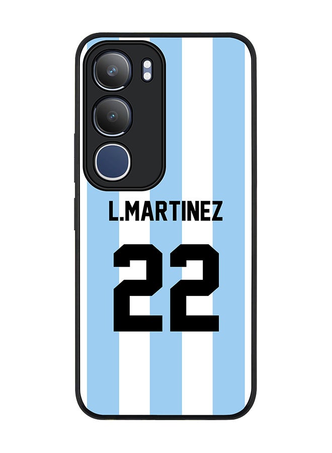 Stylizedd For vivo Y19s / Y19s Pro Case,Slim fit Camera Protection, Shockproof Thin Phone cover  - Football  Argentina, L.Martinez