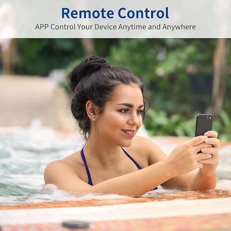 20A Smart WiFi/Bluetooth Water Heater Switch, Smart Boiler Switch, Voice Control, APP Remote Control, Compatible with Alexa and Google Home, Neutral Wire Required - Image 4