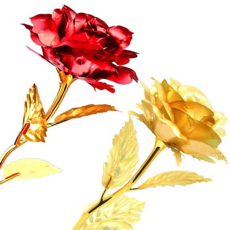 Rangoli Artificial Rose and Gift Carry Bo or Multicolour - Image 1
