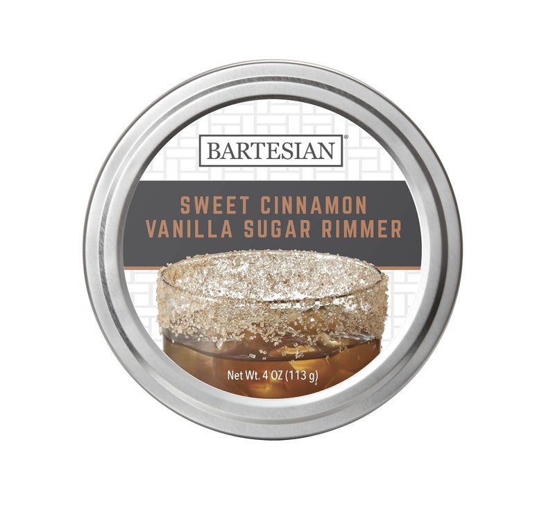 Bartesian Sweet Cinnamon Vanilla Sugar Cocktail Glass Rimmer  Dessert Cocktails Flavored Sweet Rimming Garnish for Bar Drink Glasses  Professional Home Bartending Mixology Supplies