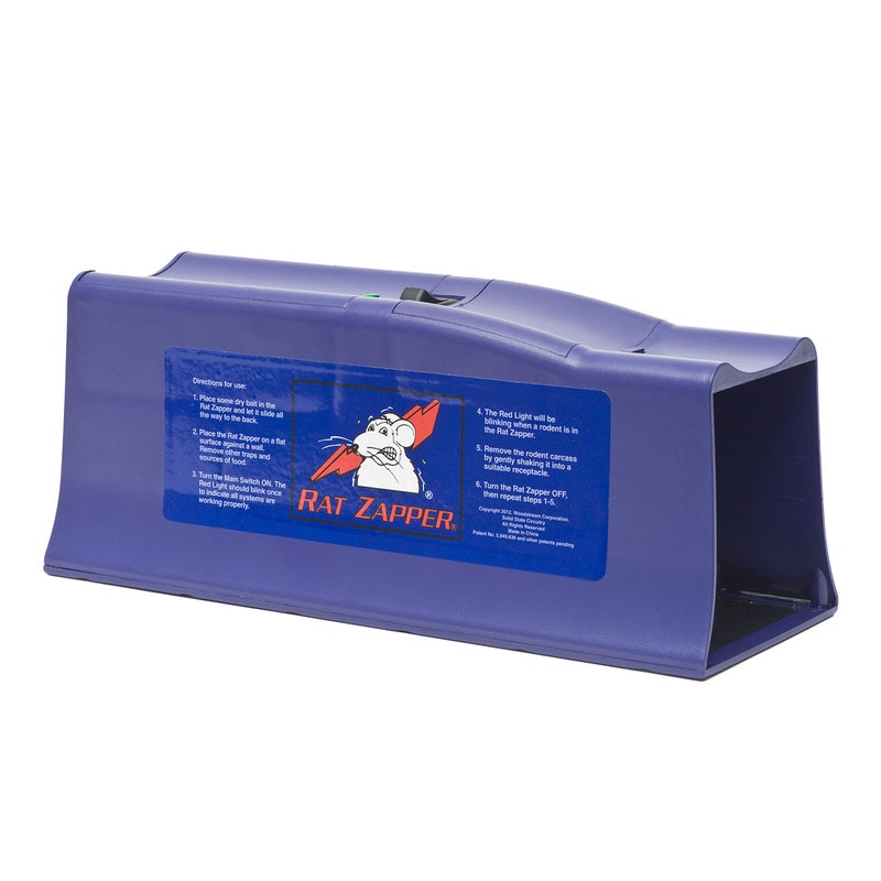Rat Zapper Classic RZC001-4 Indoor Electronic Mouse and Rat Trap - 1 Electric Trap - Image 1