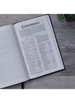 NKJV, Single-Column Reference Bible, Verse-by-verse, Black Bonded Leather, Red Letter, Comfort Print (Thumb Indexed)  - Image 5