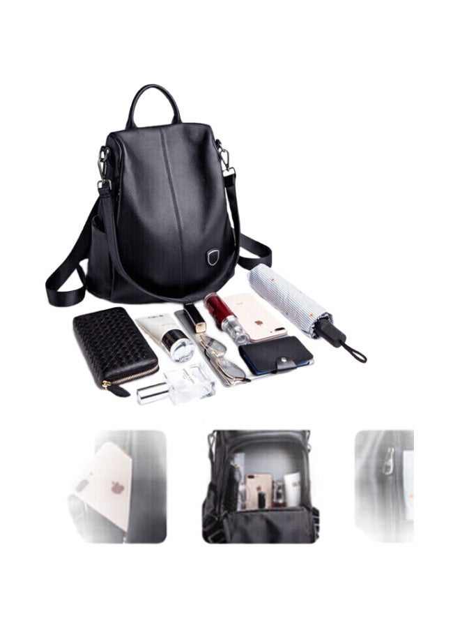 ZOOLER Large Capacity Women'S Backpack, Top-Grain Leather, Anti-Theft Ladies Backpack, Outdoor Travel Backpack - Image 2