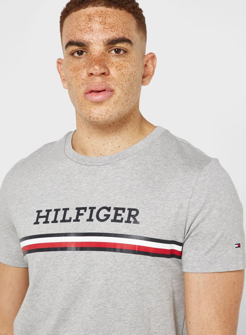 TOMMY HILFIGER Logo Crew Neck T-Shirt