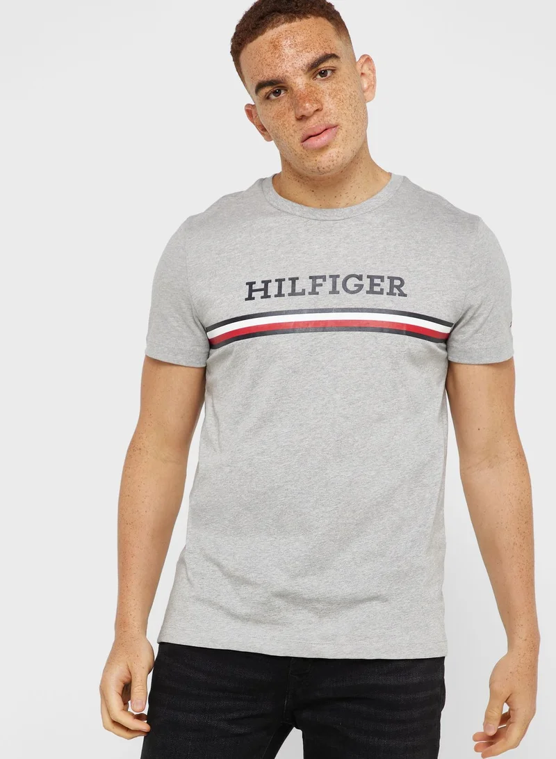TOMMY HILFIGER Logo Crew Neck T-Shirt