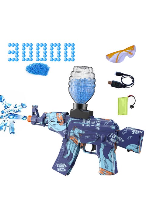 Automatic AK47 Dinosaur Water Splatter Gun Gel Blaster Toy Gun