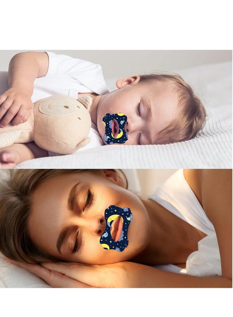 SOLARAE 60PCS Mouth Tape for Sleeping, Stop Snoring Mouth Tape, Nose Breathing Anti Snoring Tapes, Less Mouth Breathing Snoring Reduction Improved Sleep Develops For 2 Types Adults And Kids - Image 5