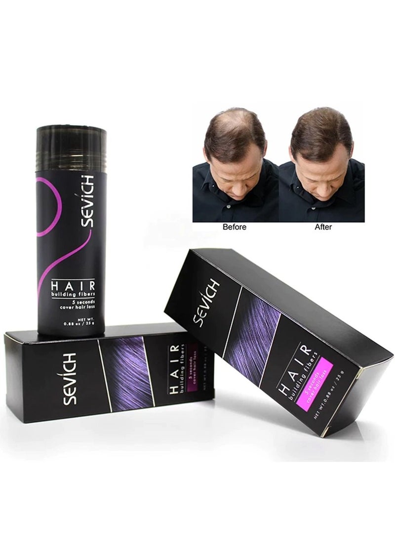 Sevich - Hair Building Fibers Keratin Thicker Anti Hairs Loss Concealer Thickening Fiber Powders Growth Sevich 25G - Image 1