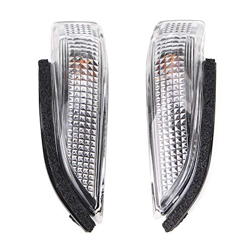 GZYF 1 Pair Rearview Side Mirror Marker Light Turn Signal Indicator Light Replacement Fits for Toyota Avalon Corolla Prius Venza,Replace 81740-52050 81730-52100 - Image 1