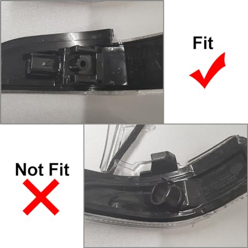 GZYF 1 Pair Rearview Side Mirror Marker Light Turn Signal Indicator Light Replacement Fits for Toyota Avalon Corolla Prius Venza,Replace 81740-52050 81730-52100 - Image 2