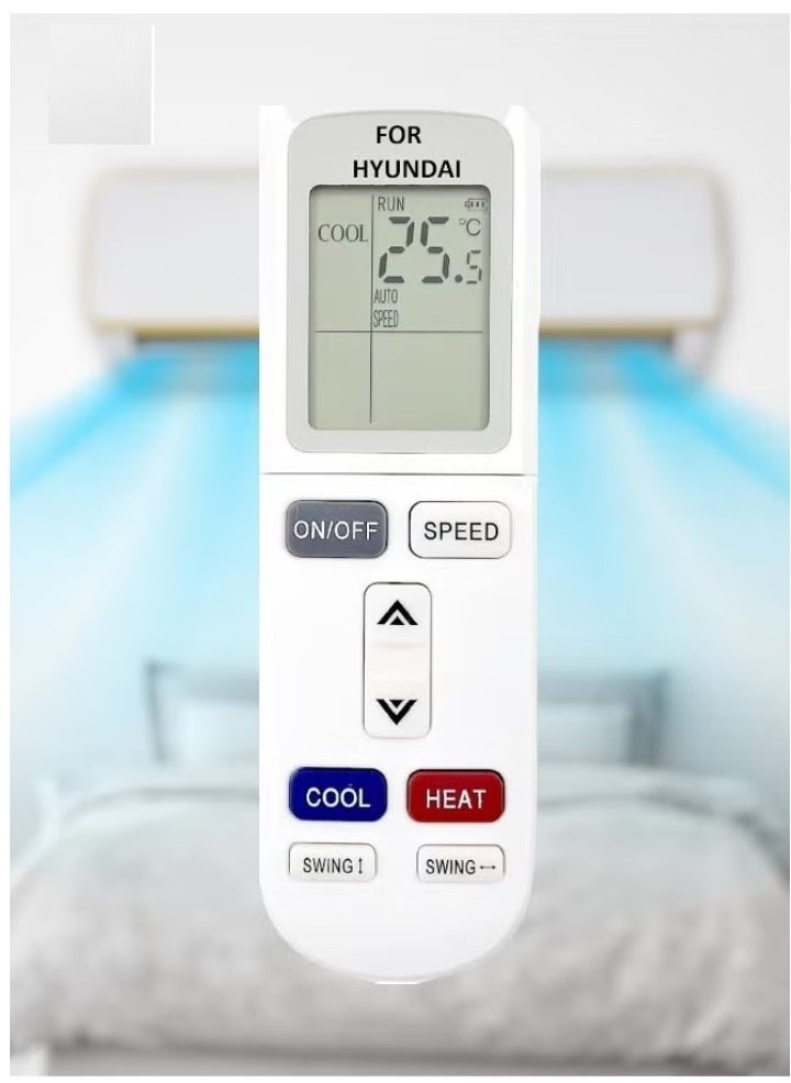 Air Conditioner Remote Control for Aux YKR-L/101E, YKR-L/102E, YKR-L/103E LCD A/C Remote Controller Replacement - Full Functionality, Easy Navigation, Durable, Reliable