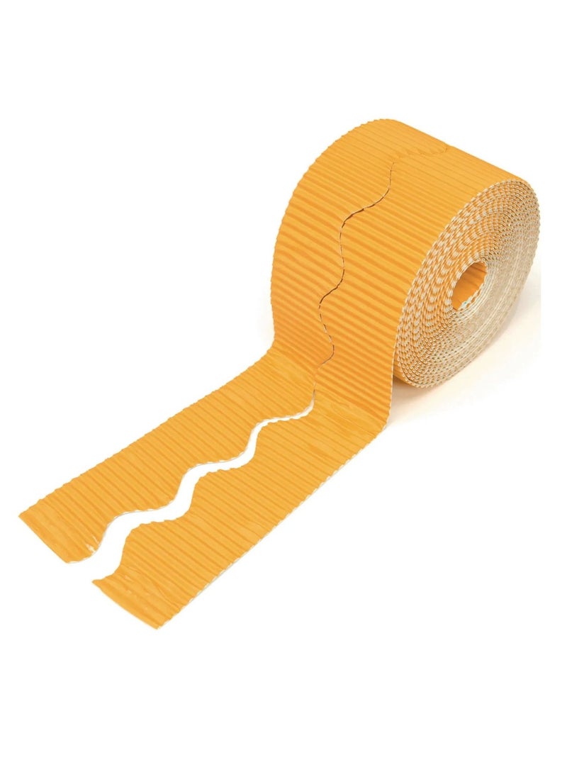 Pacon - 57mm Wide Bordette Decorative Border Sunset Gold - Image 1