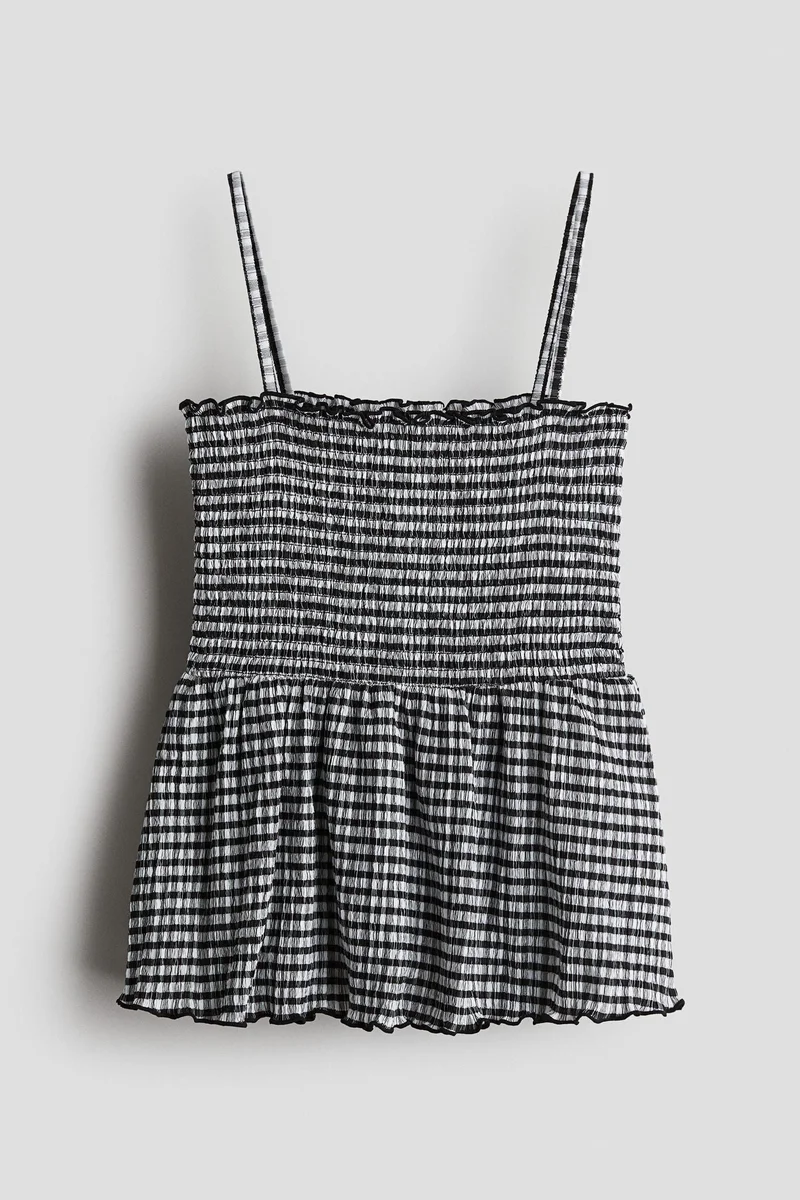 H&M Smocked strappy top