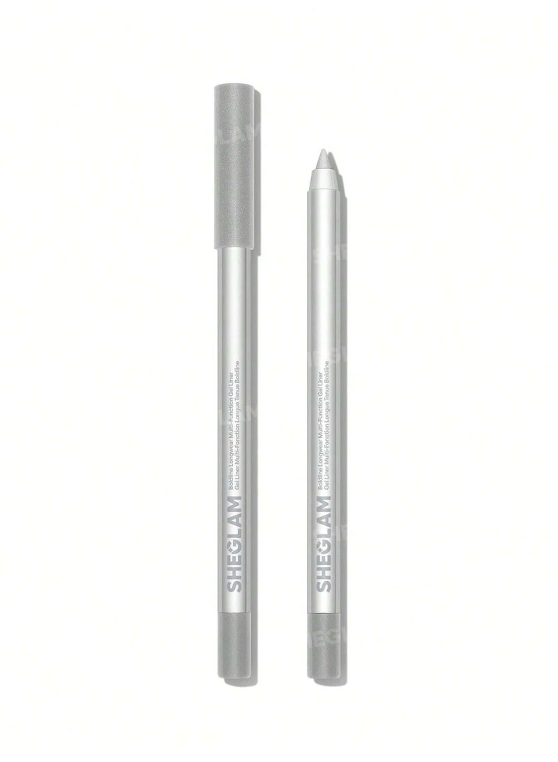 شيجلام Boldline Longwear Multi-Function Gel Liner- Silver Kohl Kajal silver - Image 1