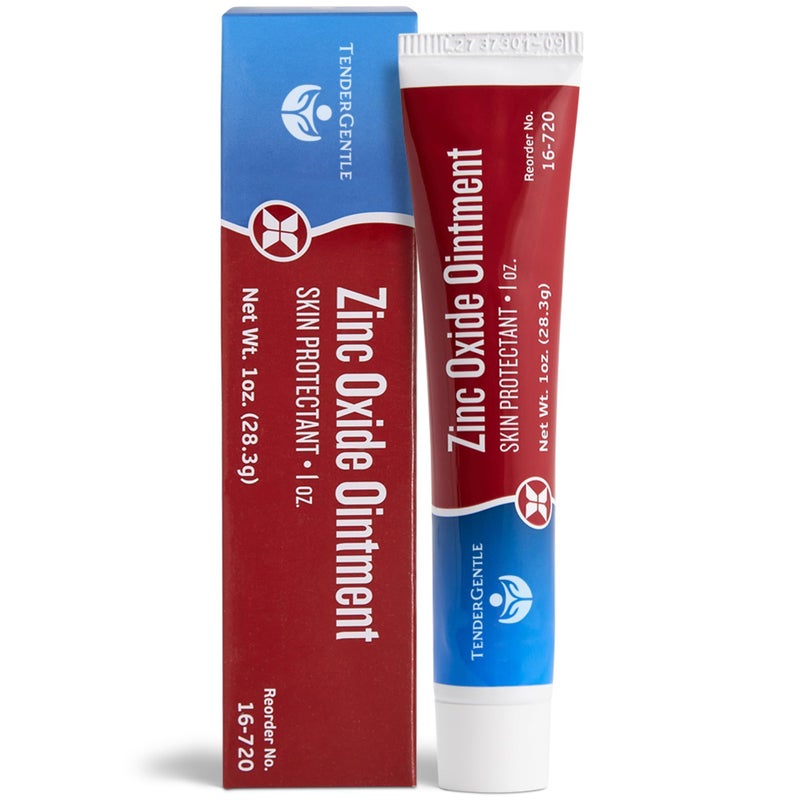 TenderGentle Zinc Oxide Ointment for Adults and Babies - 1 oz Diaper Rash Ointment - Skin Protectant for Diaper Rashes, Cuts, and Burns - Image 1