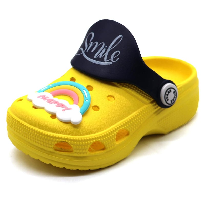 SVAAR أحذية سلاينغ باك للأطفال من سفاار مع سحر الابتسامة وقوس قزح - Image 3