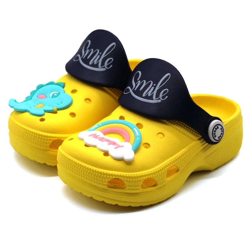 SVAAR أحذية سلاينغ باك للأطفال من سفاار مع سحر الابتسامة وقوس قزح - Image 1