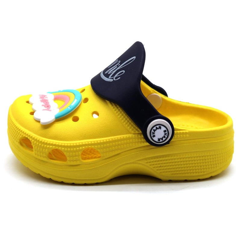 SVAAR أحذية سلاينغ باك للأطفال من سفاار مع سحر الابتسامة وقوس قزح - Image 5