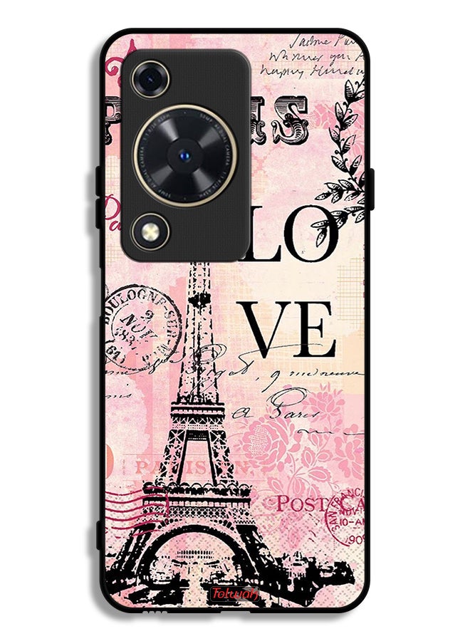 Tolwak Huawei Nova Y63 Protective Case Cover Paris Love