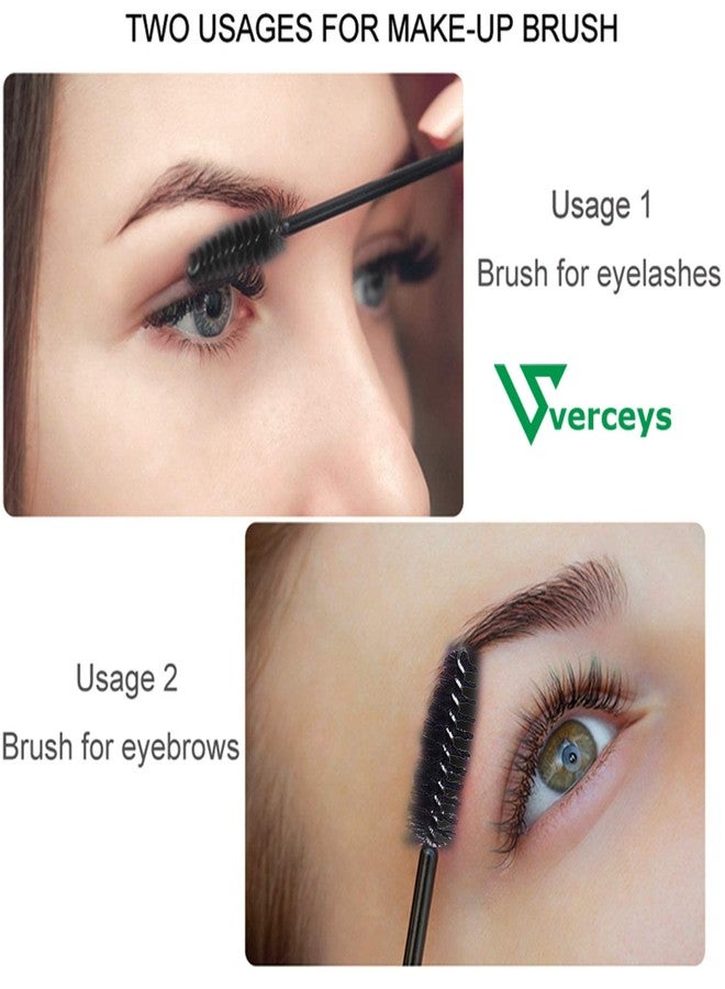Verceys Disposable Eyelash Mascara Brushes for Eye Lashes Extension Eyebrow and Makeup (6 Pieces) - Image 3