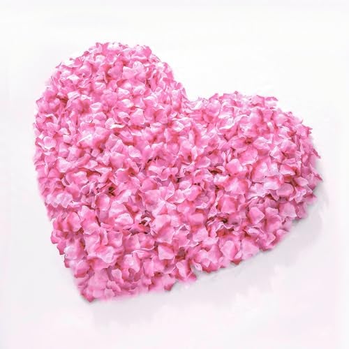 Pyrrhiax 1000Pieces Rose Petals, Artificial Flower Petals Fake Rose Petals for Romantic Night,Wedding,Proposal Anniversary Flower Decorations (Pink Gradient) - Image 1