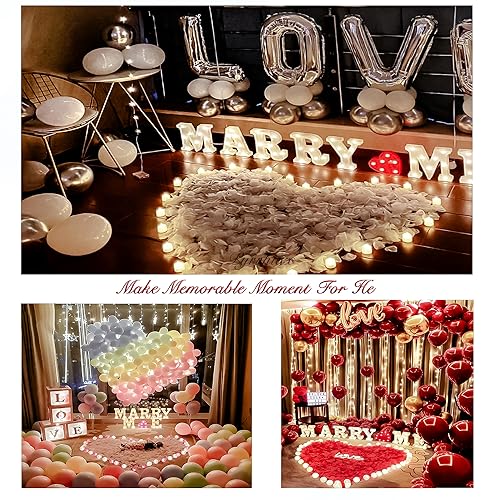 Pyrrhiax 1000Pieces Rose Petals, Artificial Flower Petals Fake Rose Petals for Romantic Night,Wedding,Proposal Anniversary Flower Decorations (Pink Gradient) - Image 5
